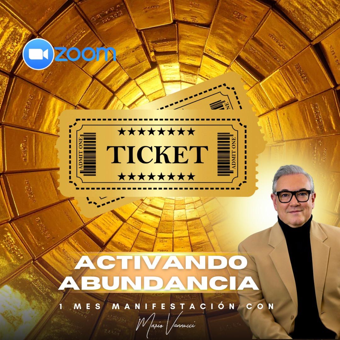 Taller Online “Activando Abundancia” Un mes con Mario Vannucci