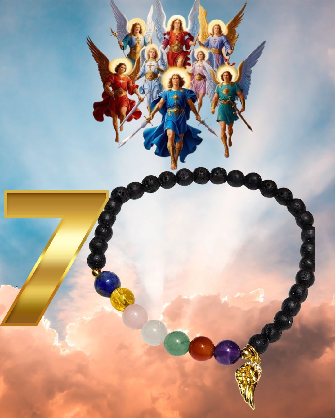 Pulsera 7 Arcángeles